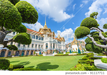 Royal grand palace temple emerald architecture at bangkok, Thailand Royal grand palace temple emerald architecture at bangkok, Thailand 91117711