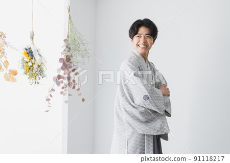 Seijin-shiki 男冠袴 91118217