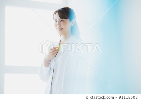 White coat female presentation 91118508
