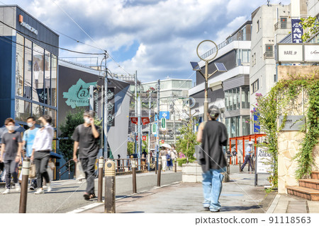 Cityscape of Tokyo Shibuya Shibuya Cat Street 91118563