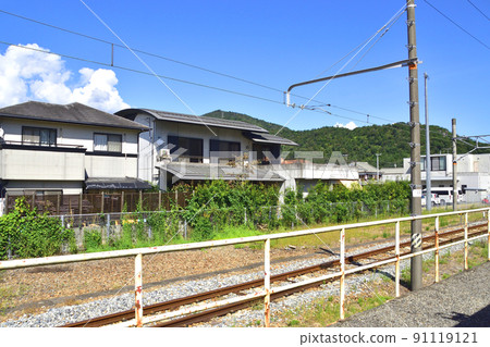 2021 年夏天。從赤穗線西大寺站到播州赤穗的車窗外的風景 2021 年夏天。從赤穗線西大寺站到播州赤穗的車窗外的風景 91119121