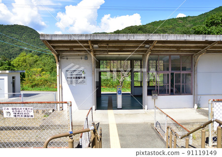 2021 年夏天。從赤穗線西大寺站到播州赤穗的車窗外的風景 91119149