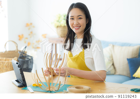 Eco-craft basket handmade 91119243