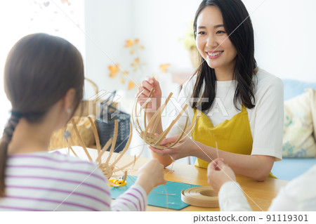 生態工藝籃手工製作 91119301