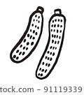 菜例證黃瓜 91119339