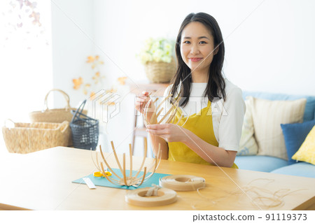 Eco-craft basket handmade 91119373