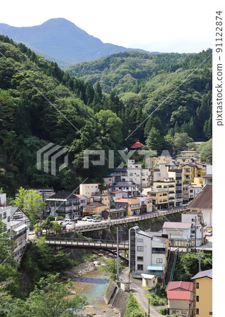 福島福島市土湯溫泉街景 福島福島市土湯溫泉街景 91122874