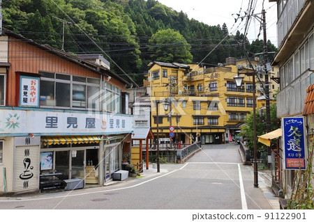 福島福島市土湯溫泉街景 福島福島市土湯溫泉街景 91122901