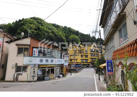 福島福島市土湯溫泉街景 91122902