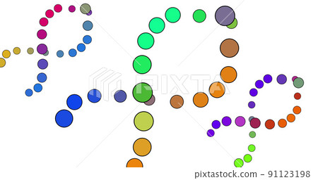 Image of dna strands on white background Image of dna strands on white background 91123198