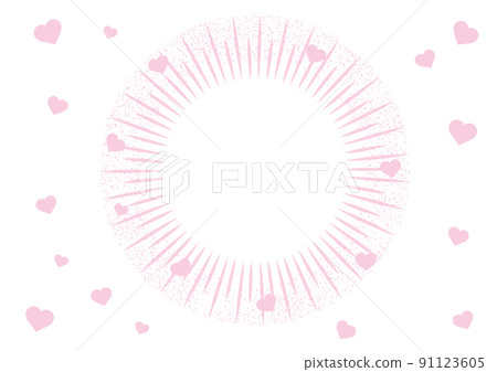 Tokun ... Is this love? Pink concentrated line full of hearts 91123605