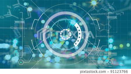 Image of scope scanning and data processing over road 91123766