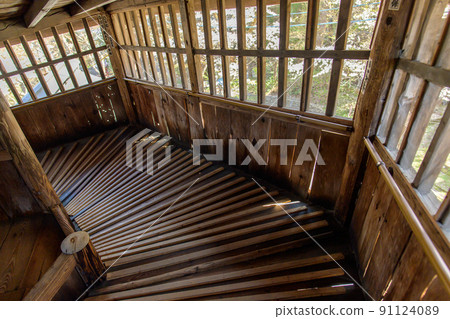 Important Cultural Property Inside Aizu Sazae Temple Fukushima Prefecture 91124089