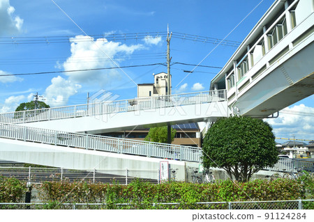 2021 年。山陽本線相井站和姬路站之間的車窗風景 91124284
