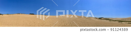 Panorama of Tottori sand dune Panorama of Tottori sand dune 91124389