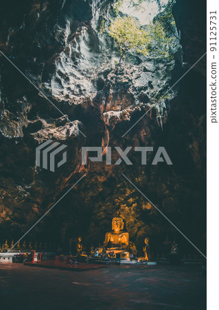 Tham Khao Luang cave in Phetchaburi, Thailand 91125731