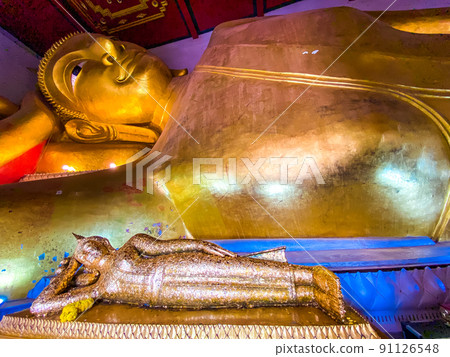 Wat Phra Phutta Saiyat or Wat Phra Phuttha Saiyat in Phetchaburi, Thailand Wat Phra Phutta Saiyat or Wat Phra Phuttha Saiyat in Phetchaburi, Thailand 91126548