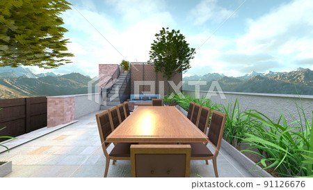 Roof terrace 91126676
