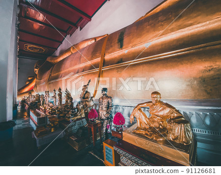 Wat Phra Phutta Saiyat or Wat Phra Phuttha Saiyat in Phetchaburi, Thailand 91126681