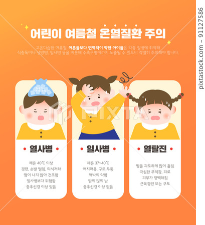 Summer heat illness illness person illustration 10 Summer heat illness illness person illustration 10 91127586