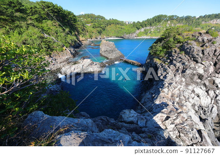 Seonnyeotang, coast, beach, lava, snorkeling, swimming, summer resort, 91127667