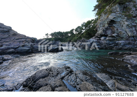 Seonnyeotang, coast, beach, lava, snorkeling, swimming, summer resort, 91127688