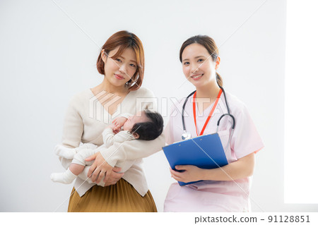Pediatrics infant screening medical care baby 91128851