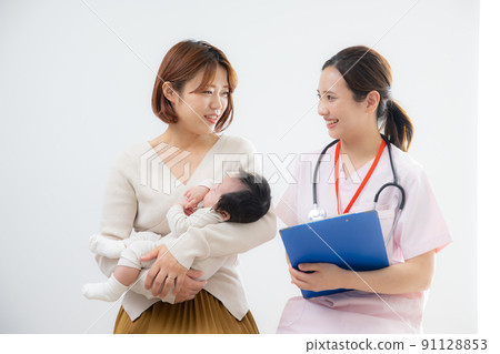 Pediatrics infant screening medical care baby Pediatrics infant screening medical care baby 91128853