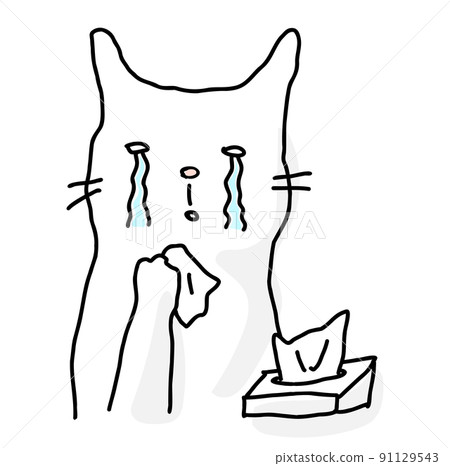 Cat shedding tears Cat shedding tears 91129543