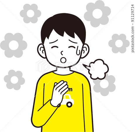Relieved boy - Stock Illustration [91129714] - PIXTA