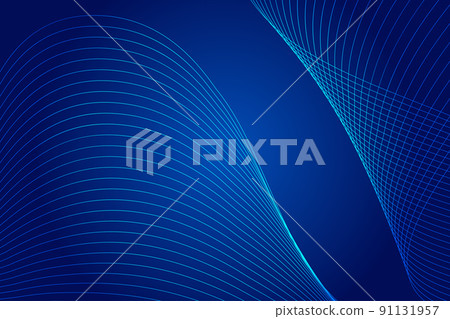 Indigo graceful line, abstract background Indigo graceful line, abstract background 91131957