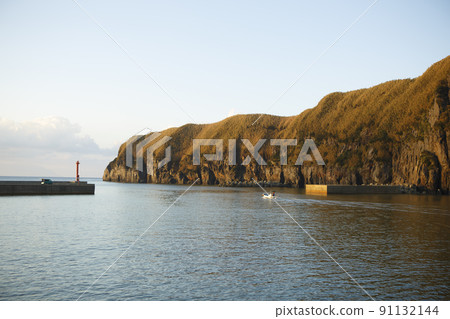 Iwo Jima landscape in the morning 91132144