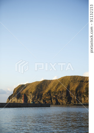 Iwo Jima landscape in the morning 91132153