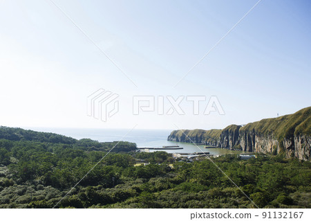 Iwo Jima Port and Sotowayama 91132167