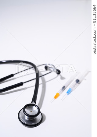 醫學影像注射器聽診器 醫學影像注射器聽診器 91133664