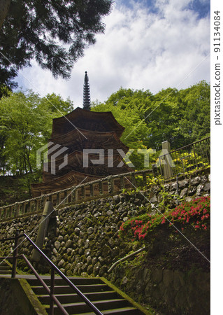 安樂寺八角三層寶塔 別所溫泉 長野縣上田市 91134084