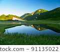 Mt. Hiuchi Morning Reflection 91135022