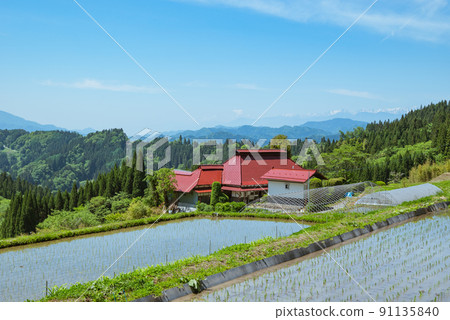 [Early summer] Tanada in Tochikura [Nakajo, Nagano City] 91135840