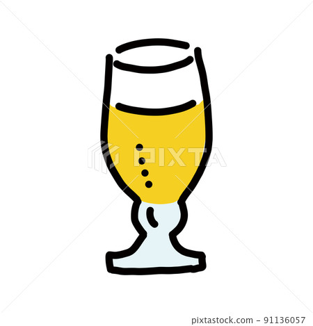 Simple icon of beer Pilsner 1 Simple icon of beer Pilsner 1 91136057