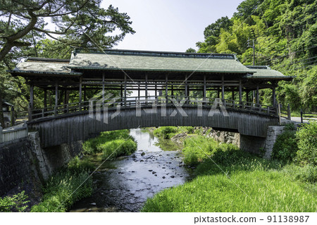 Kotohira Sayabashi Kanakura River Kotohira Town, Kagawa Prefecture 91138987
