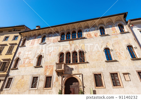Ancient Palace in Renaissance Style - Palazzo Geremia Trento Italy Ancient Palace in Renaissance Style - Palazzo Geremia Trento Italy 91140232