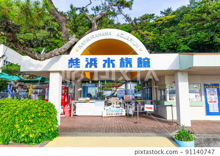 Katsurahama Aquarium in fine weather, Kochi City, Kochi Prefecture 91140747