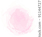 Pink watercolor painting 91144727