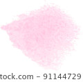 Pink watercolor painting 91144729
