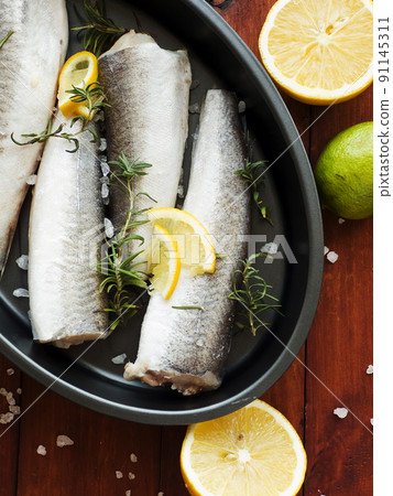 Fresh hake fish Fresh hake fish 91145311