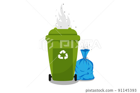 Overloaded Trash Bin, Vectors GraphicRiver, 58% OFF