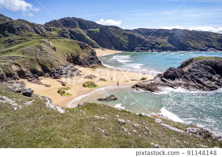 The Murder Hole beach, officially called Boyeeghether Bay in County Donegal, Ireland The Murder Hole beach, officially called Boyeeghether Bay in County Donegal, Ireland 91148148