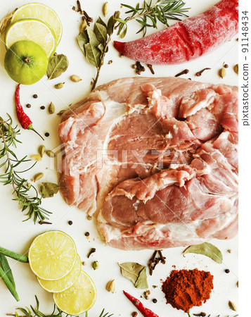 Fresh pork meat Fresh pork meat 91148434