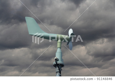 Anemometer in a storm 91148846
