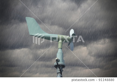 Anemometer in a storm 91148880